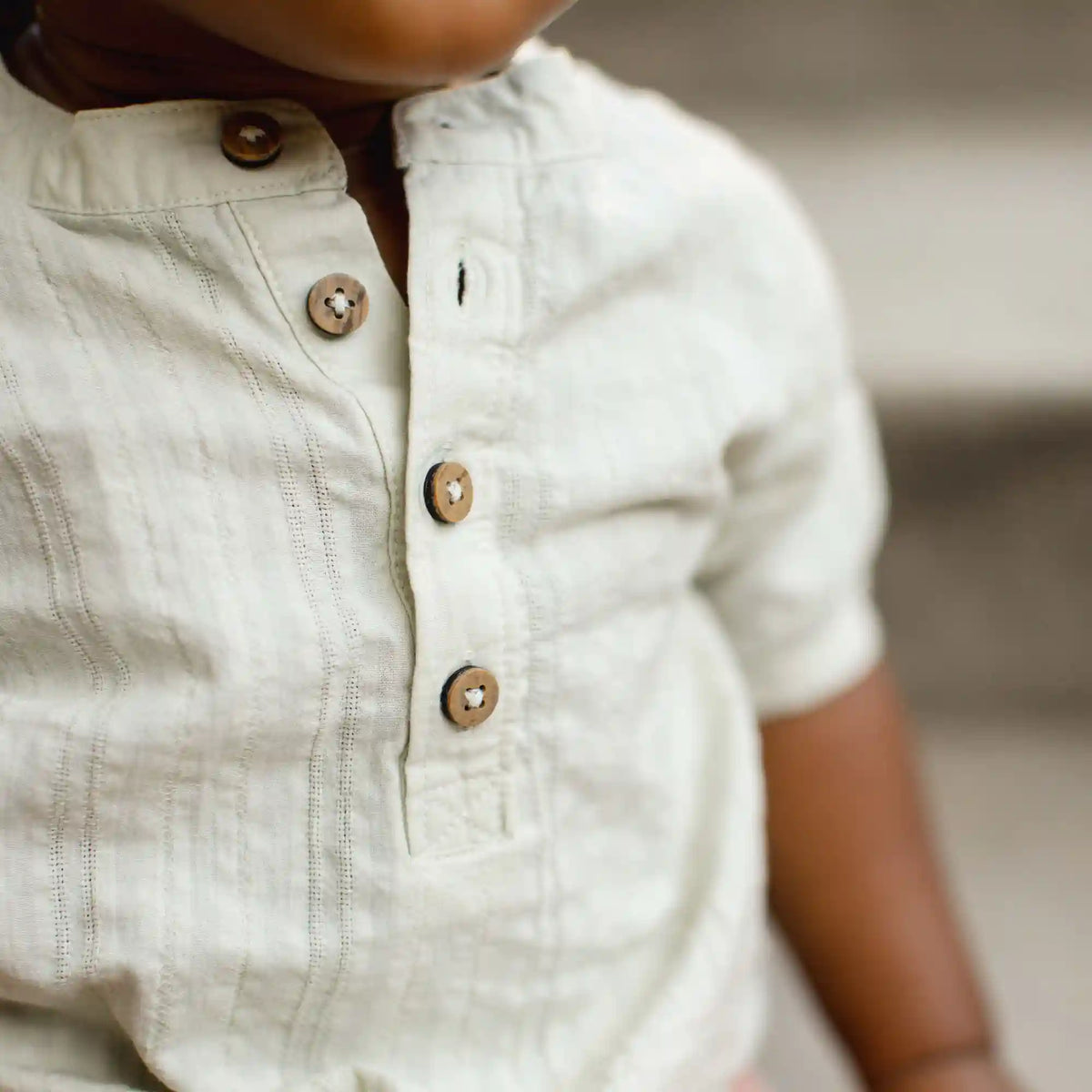 Seersucker Boy Shirt & Shorts Set