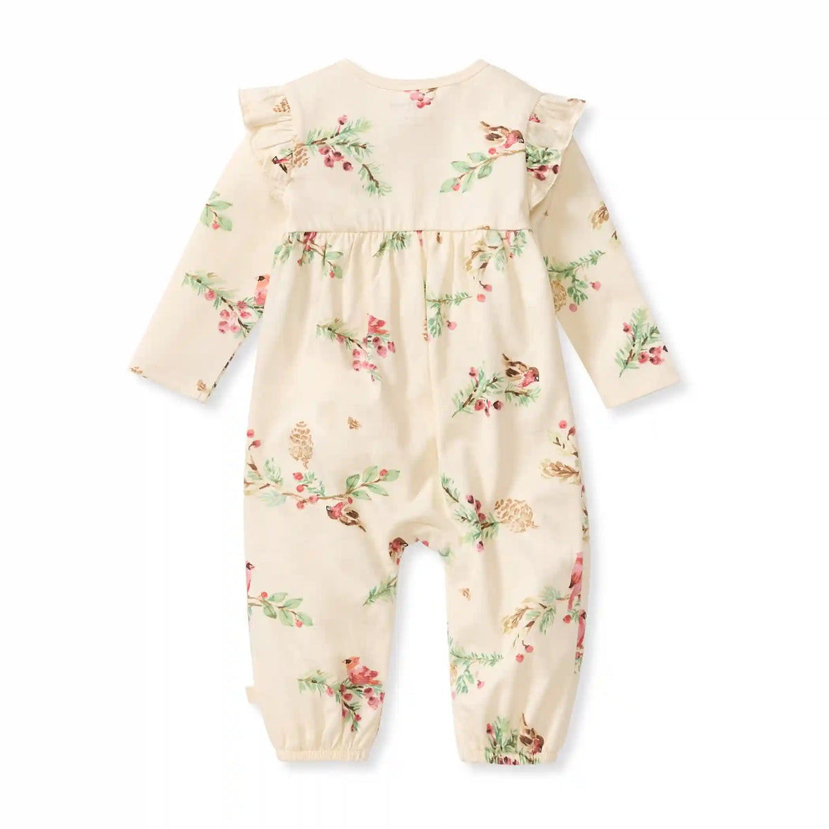 Winter Birds Girls Jumpsuit