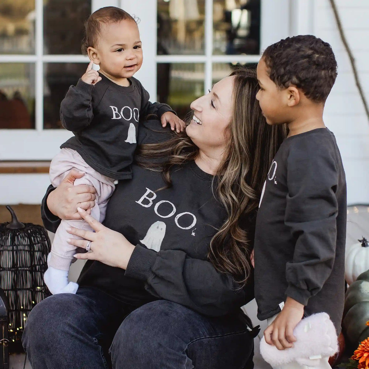 Boo Organic Cotton Matching Women's Sweatshirt