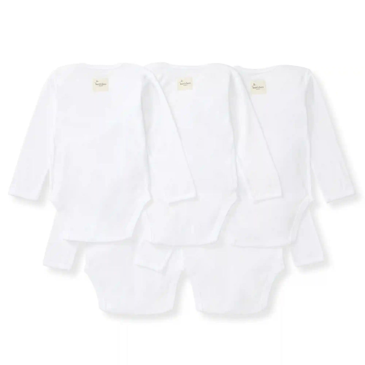 Bee Essentials Organic Long Sleeve Baby Bodysuit 5 Pack