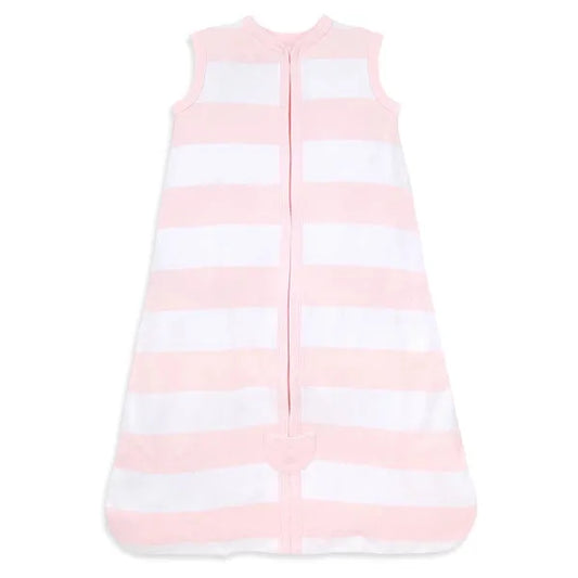 Rugby Stripe Organic Beekeeper™ Wearable Baby Blanket - Blossom